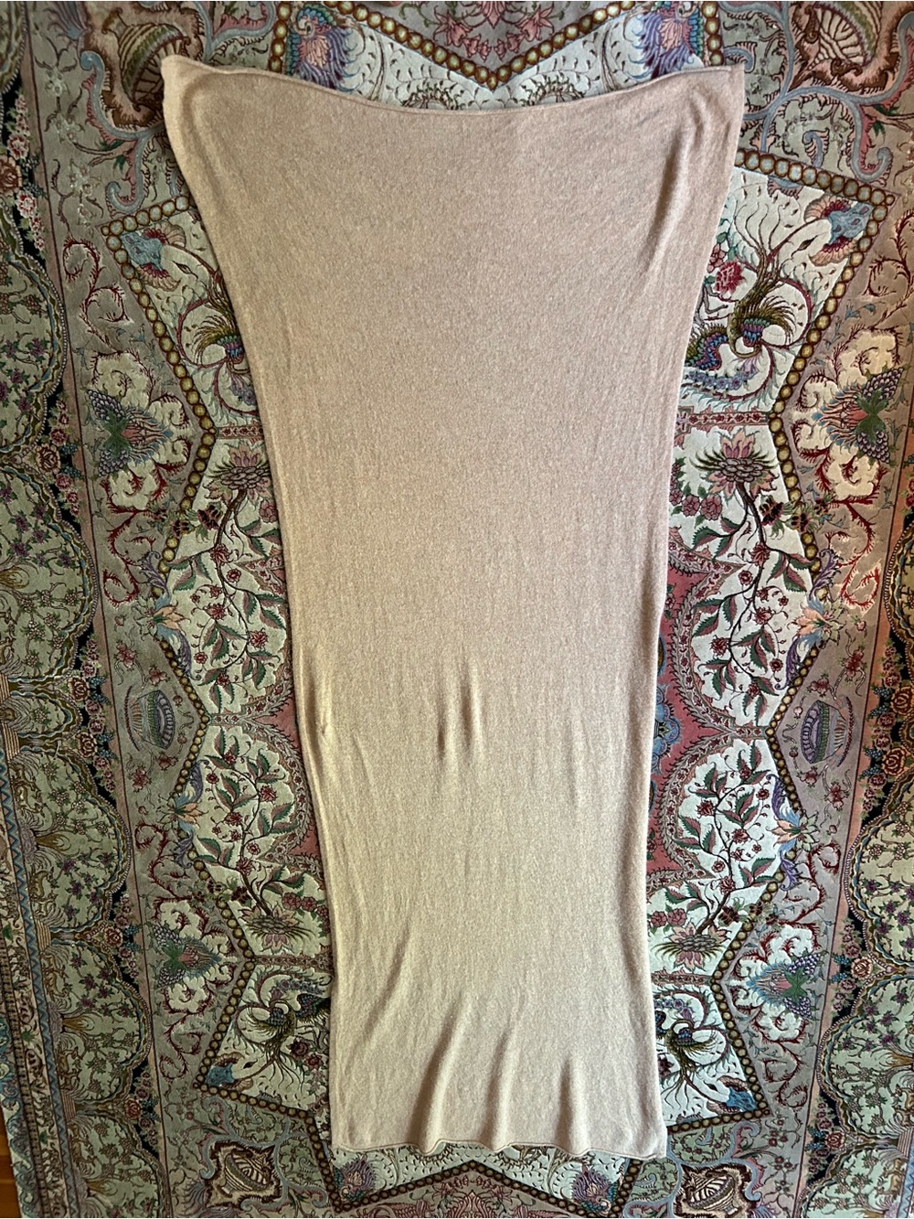 J. Crew Oversized 100% Cashmere Wrap in Heather Stone - Picture 5 of 6